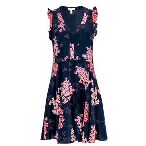 Rebecca Taylor Silk Floral Cocktail Dress Size 8